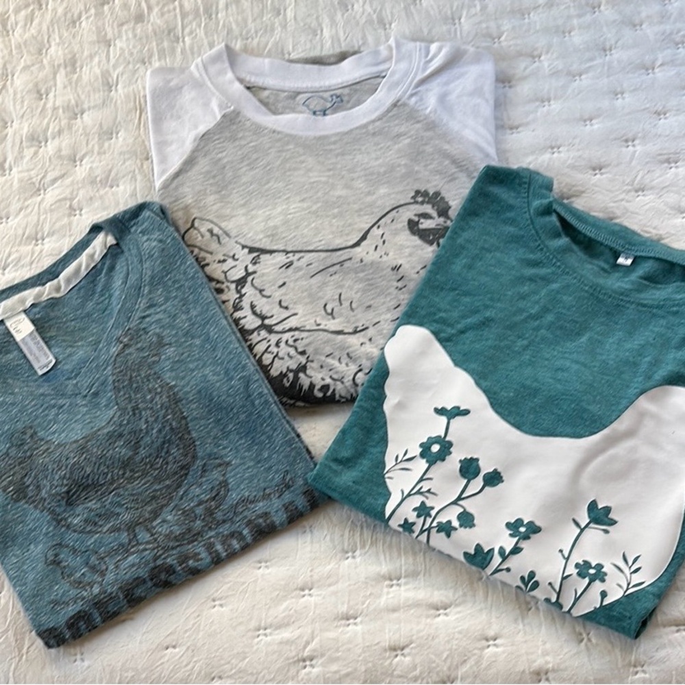 Lot of women’s Chicken Lover tees